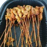 Grilled Chicken Satay with Condiments