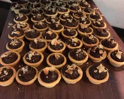 Mini Chocolate Caramel Tart (V)<i>with crushed almond</i> | Customer Photo | Grain