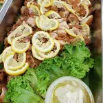 Fried Chicken with Lemon Sauce