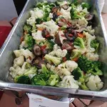 Assorted Vegetables (Cauliflower, Broccoli with Mushroom) 斋菜花芥兰花香菇