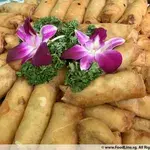 Vegetarian Spring Roll with Sweet Sauce