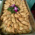 Vegetable Gyoza with Vinegar Dip