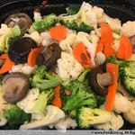 Assorted Vegetables Cauliflower and Broccoli with Mushroom