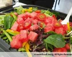 Mixed salad with watermelon and Roasted Sesame dressing | Customer Photo | Ishiro Fusion Catering