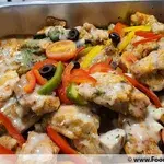Roasted Chicken Chop with Trio Mushroom Sauce 磨菇酱去皮鸡扒