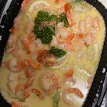 Creamy Garlic and Lemon Scented Prawn