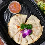 Hawaiian Chicken Ham and Cheese Quesadilla