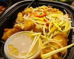 Crispy Fish in Mango Sauce 芒果鱼 | Customer Photo | FattyDaddyFattyMummy