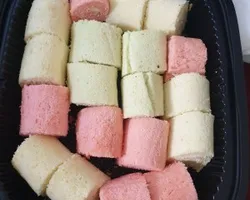 Éclair & Swiss Roll Platter | Customer Photo | ECreative Catering Pte Ltd