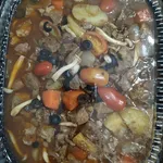 Classical Christmas Beef Stew with Winter Vegetables