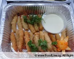 Tempura Prawns w Lemon Mayo 日式炸虾沾柠檬酱 | Customer Photo | Jessie Catering Pte Ltd