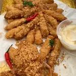 Golden Tempura Prawn, Mayo Dips