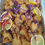 Breaded Fish Fillet In Lemon Dill