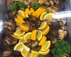 Grilled Chicken with Mandarin Orange Sauce | Customer Photo | Team Catering Pte Ltd