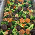 双菇芥兰花 Broccoli w/ Mushroom