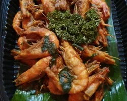 Golden Salted Egg Tiger Prawns 金玉积满堂 | Customer Photo | Mum's Kitchen