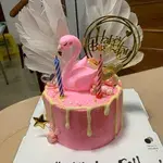 1x Flamingo Cake @$69 (Size: 6 Inch) (Flavours: Cookies and Cream)