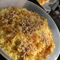 Click to see Golden Salted Egg Fried Rice With Minced Chicken - 金玉满堂