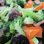 Broccoli w/ Mushroom • 双菇兰花(Chef's Recommended)
