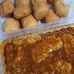 Seafood Beancurd Roll in Chilli Crab Sauce
<i> (Served w Golden Man Tous) </i>