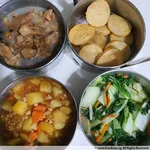 Dinner Tingkat (20 Days, 3 Dishes + Soup OR 4 Dishes)