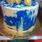 TCD02 Blue Passion (Cake Size: 7 Inch) (Cake Flavours: Chocolate)