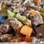 Beef Stew topped with Mash Potato Au Gratin