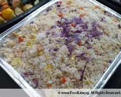 Christmas Fried Rice with Diced Turkey | Customer Photo | Spark and Flame Catering (The Flame Cafe N Spark Restaurant)