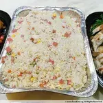 Christmas Fried Rice with Diced Turkey