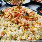 Christmas Fried Rice with Diced Honey Ham