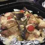 Baked Salmon with Lemon Butter Caper sauce