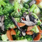 Fa Cai Broccoli w Mushroom 	发财冬茹西兰花
