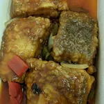 Fried Garoupa Steak with Sweet & Sour Sauce