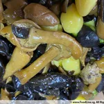 Sauteed Asparagus with Black Fungus, Golden Mushroom and Gingko ่ฆ็ฌ้ถๆไบ่ณ็็่
