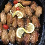 Sticky Salted Mid Wings with Maltose-Ginger Glaze 蜜汁可乐鸡中翅