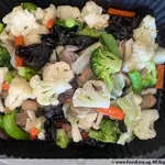 香炒素根包菜 Cabbage w/ Assorted Mushroom (NEW)