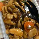 鲍鱼菇菠菜 Spinach w/Abalone Mushroom