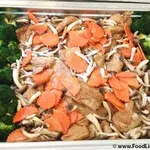 Braised Bean Curd Sheet w Broccoli & Mushroom