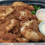 Golden Crispy Chicken w Nacho & Mayo Dip