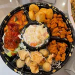 Prosperity Fortune Platter (Octopus, Breaded Scallop, Salad Prawn, Golden Chicken, Golden Money Bag)