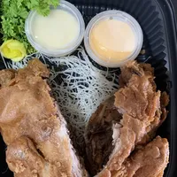 Click to see Golden Crispy Chicken w Nacho & Mayo Dip