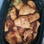 Fried Fish Fillet with Ginger Scallion Soy Sauce 姜葱油浸鱼片