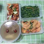 Tingkat - 3 Dishes + 1 soup/ 4 Dishes (20 days)(Dinner)