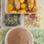 Tingkat - 3 Dishes + 1 soup/ 4 Dishes  (20 days)(Lunch)