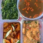Tingkat - 3 Dishes + 1 soup/ 4 Dishes  (20 days)(Dinner)