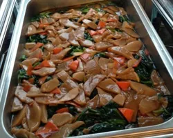 Chinese Spinach with Bai Ling Gu * | Customer Photo | Fusion Spoon Catering Services