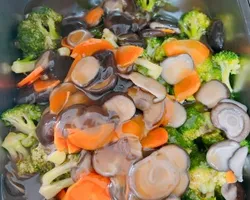 Stir Fry Broccoli with Abalone Mushroom with Superior Oyster Sauce | Customer Photo | Amici Events And Catering