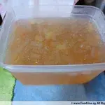 Chilled Ai Yu Jelly with Fruit Cocktail