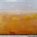 Chilled Ai Yu Jelly with Fruit Cocktail