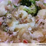 Braised White Fungus with Broccoli & Crab Meat